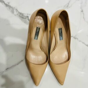 PRADA Women Beige Heels size 37.5